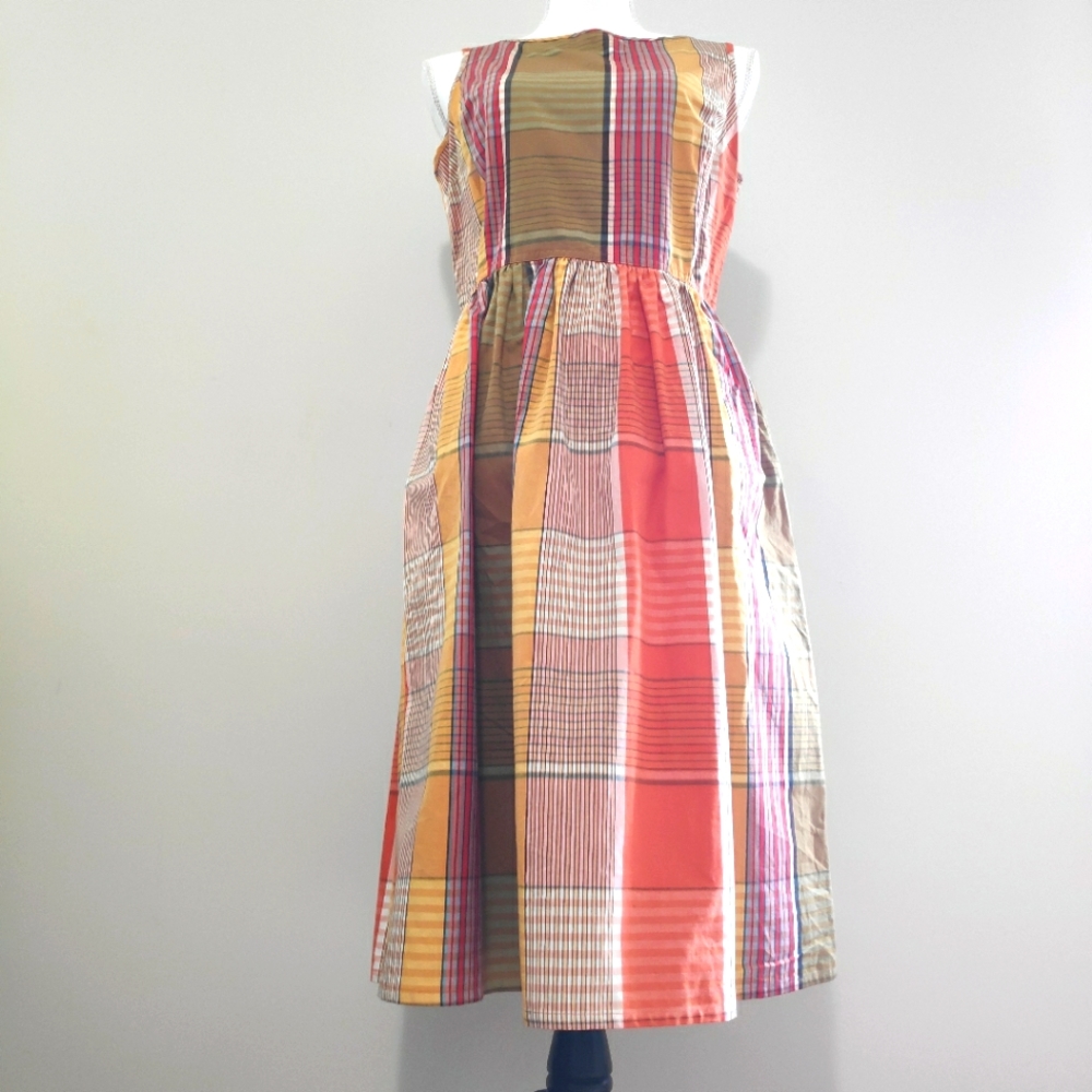 #IsaacMizrahi Zipper Midi Sleeveless Dress